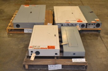 LOT OF 5 ASSORTED DISTRIBUTION PANELS