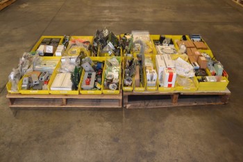 2 PALLETS OF ASSORTED ELECTRICAL CONTROLS
