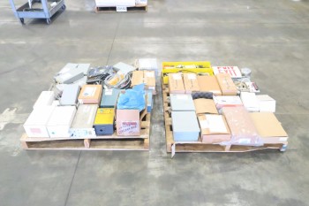 2 PALLETS OF ASSORTED ELECTRICAL CONTROLS