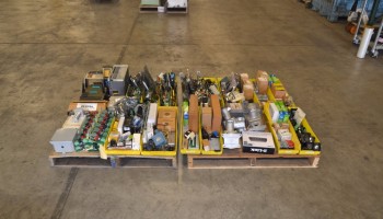 2 PALLETS OF ASSORTED ELECTRICAL CONTROLS