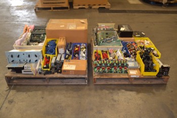 2 PALLETS OF ASSORTED ELECTRICAL CONTROLS