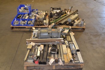 3 PALLETS OF ASSORTED PNEUMATIC CYLINDERS