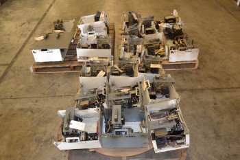 3 PALLETS OF ASSORTED CUTLER HAMMER STARTER MCC BUCKETS