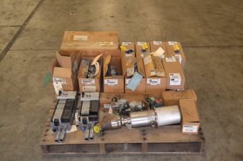 1 PALLET OF ASSORTED SOLENOID VALVES