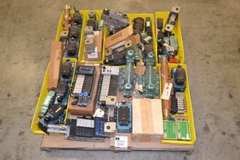 1 PALLET OF ASSORTED SOLENOID VALVES, ASCO, NUMATICS