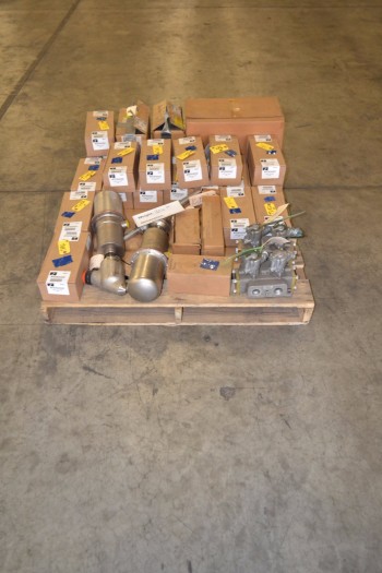 1 PALLET OF ASSORTED SOLENOID VALVES