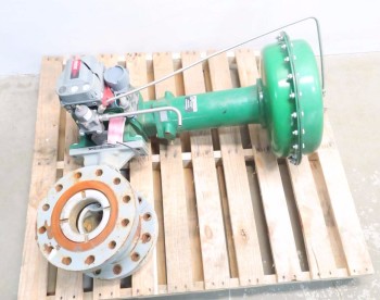 FISHER CV500 VEE-BALL 6 IN STEEL CL300 CONTROL VALVE
