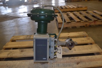 FISHER 1051 VEE BALL 1-1/2 IN 600 STAINLESS CONTROL VALVE