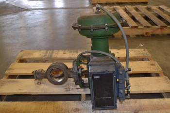 FISHER 1051 VEE DISC 2 IN 600 STAINLESS CONTROL VALVE