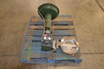 FISHER 1052 DVC6020 VEE DISC 10 IN STAINLESS CONTROL VALVE