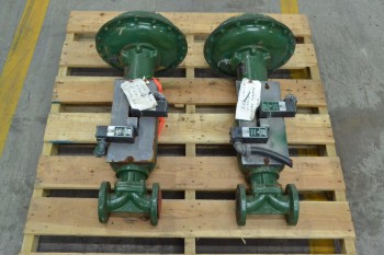 2 FISHER 667-S 1-1/2 IN 125 IRON CONTROL VALVE (BRAMPTON)