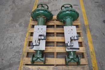 2 FISHER 667-S 125 IRON CONTROL VALVE (BRAMPTON)