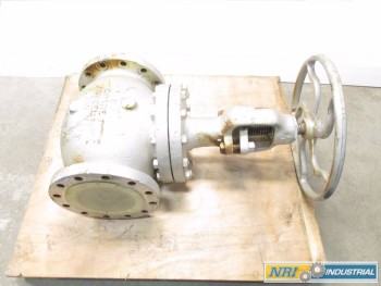 CRANE 8 IN 300 STEEL FLANGED GLOBE VALVE