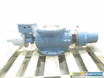 DEZURIK 8 IN PNEUMATIC 150 STAINLESS PLUG VALVE