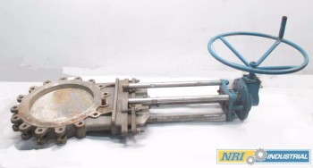 16 IN STAINLESS FLANGED KNIFE GATE VALVE