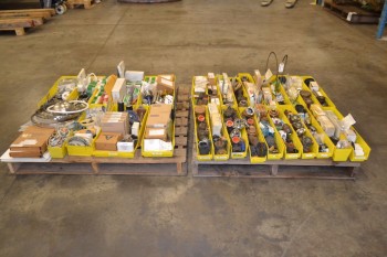 2 PALLETS OF ASSORTED VALVES AND REPLACEMENT PARTS