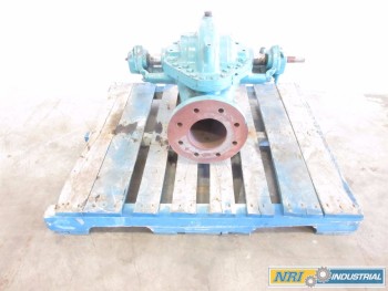 INGERSOLL DRESSER 6X4 STEEL SPLIT CASE PUMP