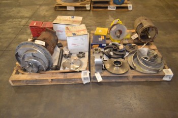 2 PALLETS OF ASSORTED PUMP REPLACEMENT PARTS