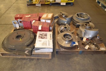 2 PALLETS OF ASSORTED PUMP REPLACEMENT PARTS