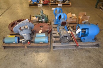 2 PALLETS OF ASSORTED PUMP REPLACEMENT PARTS