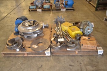 2 PALLETS OF ASSORTED PUMP REPLACEMENT PARTS