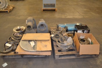2 PALLETS OF ASSORTED PUMP REPLACEMENT PARTS