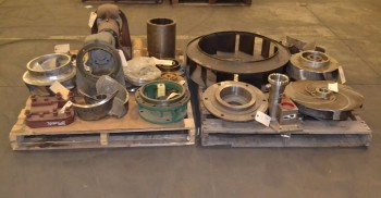 2 PALLETS OF ASSORTED PUMP REPLACEMENT PARTS