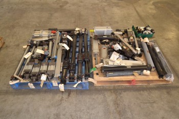 2 PALLETS OF ASSORTED PNEUMATIC CYLINDERS, FESTO