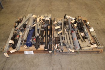 2 PALLETS OF ASSORTED PNEUMATIC CYLINDERS, FESTO