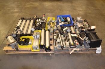 2 PALLETS OF ASSORTED PNEUMATIC CYLINDERS, PARKER