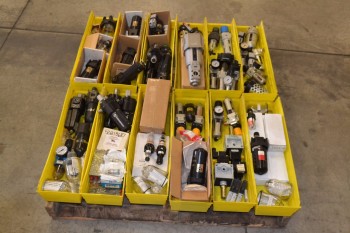 1 PALLET OF ASSORTED FILTER REGULATORS, NUMATICS