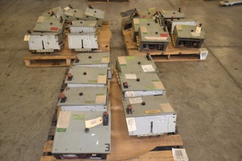 3 PALLETS OF GENERAL ELECTRIC GE CR206C0 MCC BUCKETS