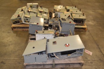 3 PALLETS OF ASSORTED GENERAL ELECTRIC MCC BUCKETS