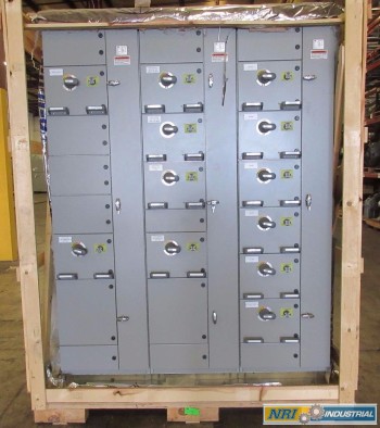 NEW ABB MNS-MCC 3X VERTICAL MCC SECTIONS 12X FEEDER BUCKET SWITCHGEAR