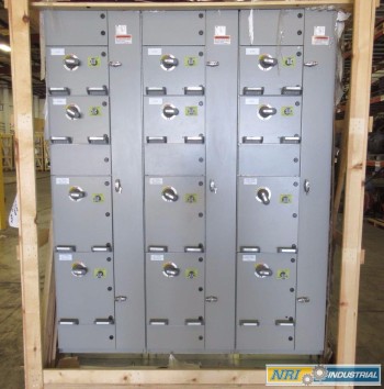 NEW ABB MNS-MCC 3X VERTICAL MCC SECTIONS 13X FEEDER BUCKET SWITCHGEAR