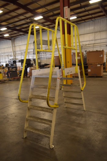COTTERMAN ALUMINUM CONVEYOR WALK OVER LADDER