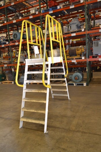 COTTERMAN ALUMINUM CONVEYOR WALK OVER LADDER