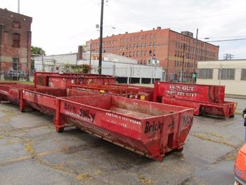 10 Dumpsters, 8-10 Yards, 1-15 Yard, 1-6 Yard