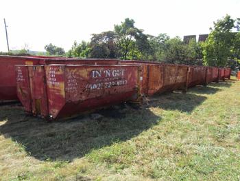 6 Dumpsters 15 Yards Each