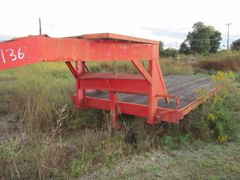 Tandem Axle 20 Foot Gooseneck Flatbed Trailer