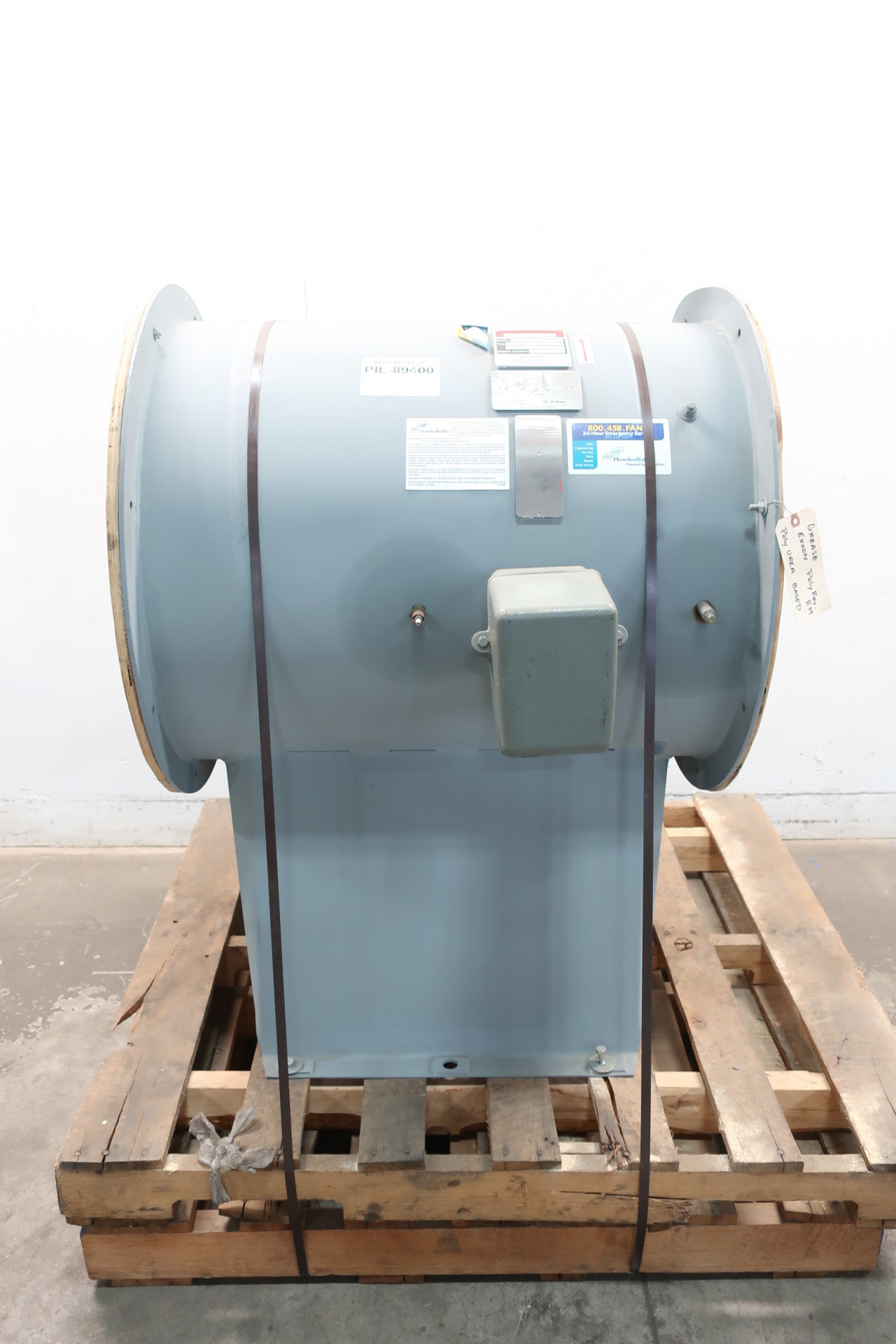 HOWDEN BUFFALO 25A5 ADJUSTAX FAN MOTOR ASSEMBLY 3PH 460VAC FAN