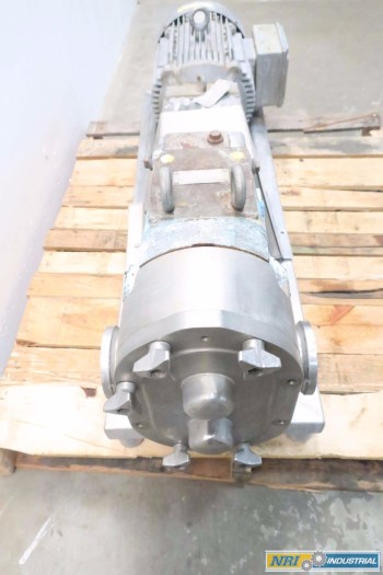 WAUKESHA SANITARY 3 IN 150 GPM POSITIVE DISPLACEMENT STAINLESS ROTARY LOBE PUMP
