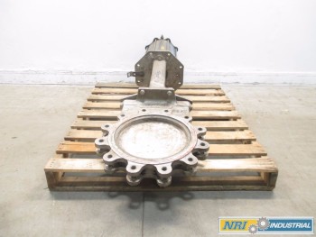 DEZURIK 14 IN 150 SS FLANGED KNIFE GATE VALVE