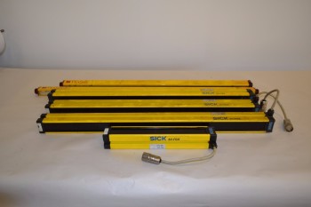 LOT OF 6 ASSORTED SAFETY LIGHT CURTAINS