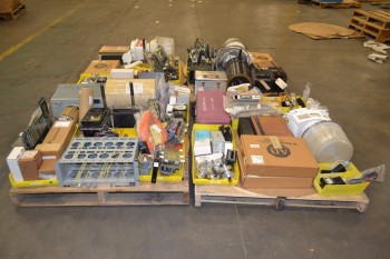 4 PALLETS OF ASSORTED ELECTRICAL CONTROLS