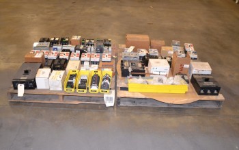 2 PALLETS OF ASSORTED CIRCUIT BREAKERS
