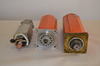 LOT OF 3 ASSORTED ABB ROBOTICS SERVO MOTORS