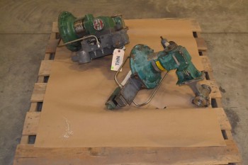 LOT OF 2 ASSORTED FISHER CONTROL VALVES