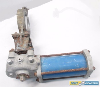 NELES JAMESBURY PNEUMATIC SS WAFER BUTTERFLY VALVE