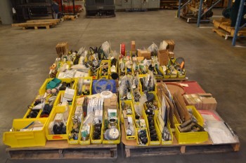 4 PALLETS OF ASSORTED VALVE REPLACEMENT PARTS